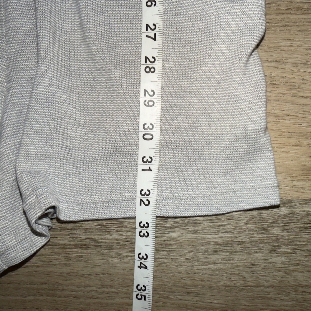 Prana Women Grey Striped Hemp Blend Sleeveless Romper W31202002 Small - Picture 3 of 9